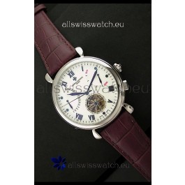 Vacheron Constantin Reserve Tourbillon Japanese Replica Watch in White Dial