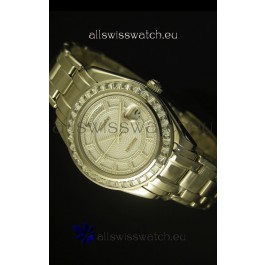 Rolex Day Date Swiss Watch in Stainless Steel Case 