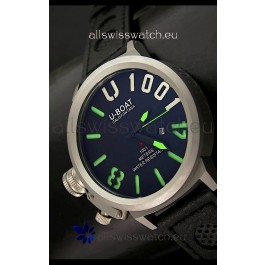 U Boat U-1001 Edition Japanese Drive Automatic Steel Watch in Green Markers