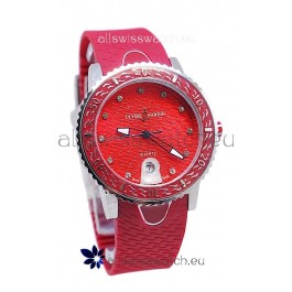Ulysse Nardin Lady Diver Starry Night Replica Watch in Red Dial