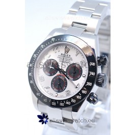 Rolex Project X Daytona Limited Edition Series II Cosmograph MonoBloc Cerachrom Swiss Watch in White Face