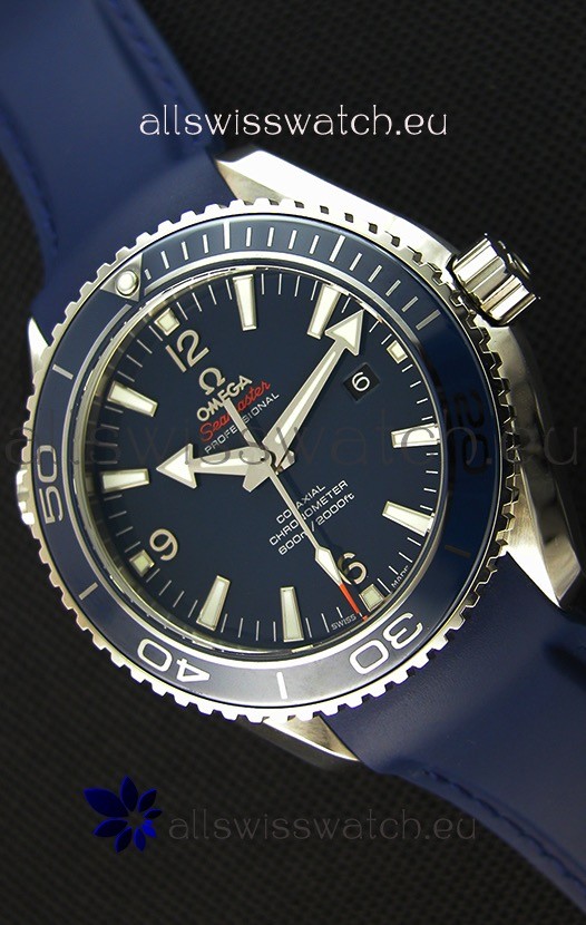 Omega Seamaster Planet Ocean Swiss Blue Strap Replica 45MM 1:1 Ultimate Edition Watch 