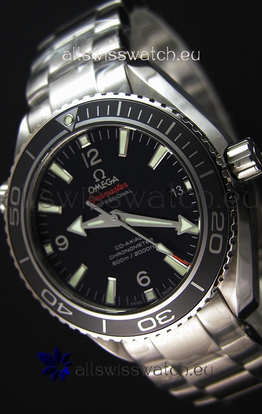 Omega Seamaster Planet Ocean Swiss Black Strap Replica 42MM 1:1 Ultimate Edition Watch 