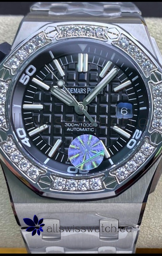Audemars Piguet Royal Oak Offshore Diver 1:1 Mirror Swiss Replica Watch - Steel Strap