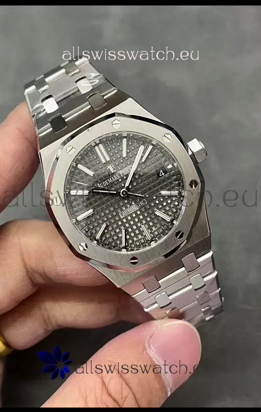 Audemars Piguet Royal Oak 37MM Grey Dial 904L Steel Watch in 3120 Movement - 1:1 Mirror Replica