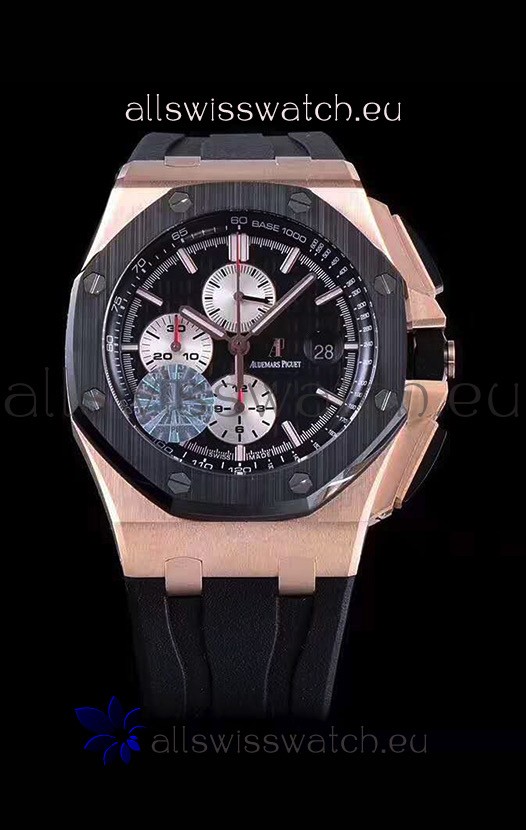 Audemars Piguet Royal Oak Offshore 44MM Pink Gold 1:1 Mirror 904L Steel Watch