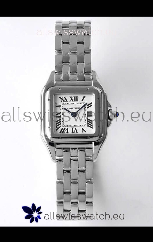 Cartier PANTHERE Edition 22MM 1:1 Mirror Quality Swiss Replica Watch in White Dial - Diamonds Bezel