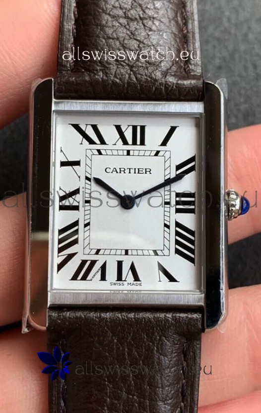 Cartier Tank Solo Swiss Quartz Watch in Stainless Steel Casing - 24MM Wide