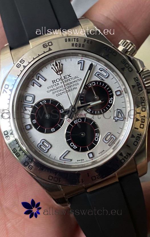 Rolex Cosmograph Daytona 116509 White Dial Cal.4130 Movement - 904L Steel Watch