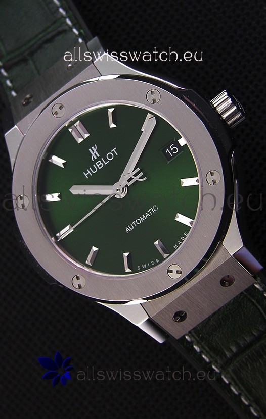 Hublot Big Bang Classic Fusion 38MM 1:1 Mirror Replica Watch Green Dial 
