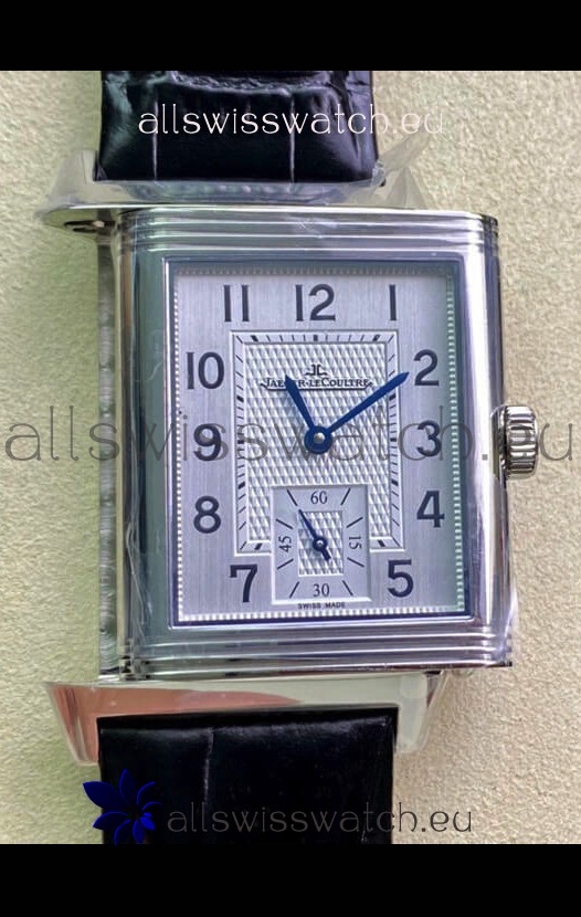 Jaeger-LeCoultre Reverso DuoFace Stainless Steel Casing Watch in Swiss Automatic Movement
