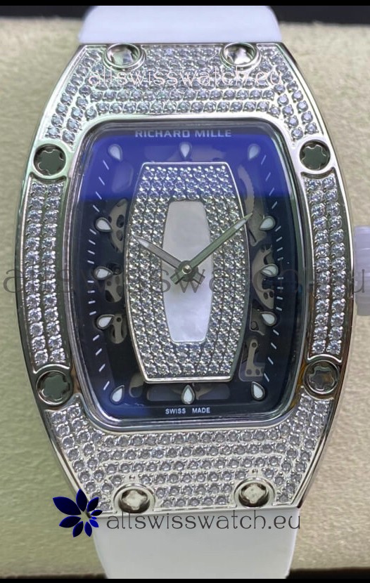 Richard Mille RM-07-01 Diamonds Dial and Casing Ladies 1:1 Swiss Replica Watch 