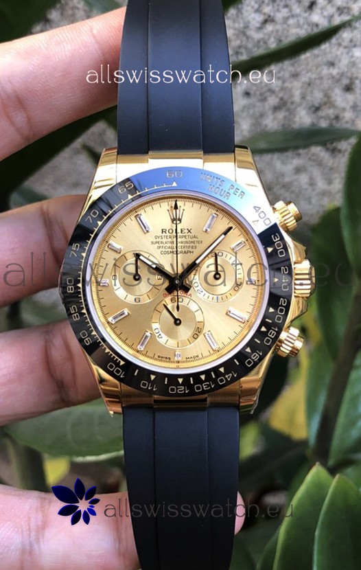 Rolex Cosmograph Daytona 116508 Yellow Gold Original Cal.4130 Movement - Ultimate 904L Steel Watch