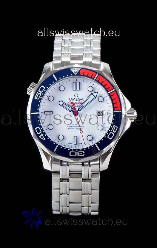 Omega Seamaster Diver 300M 007 Commander's Edition Swiss 1:1 Mirror Watch 904L Steel 