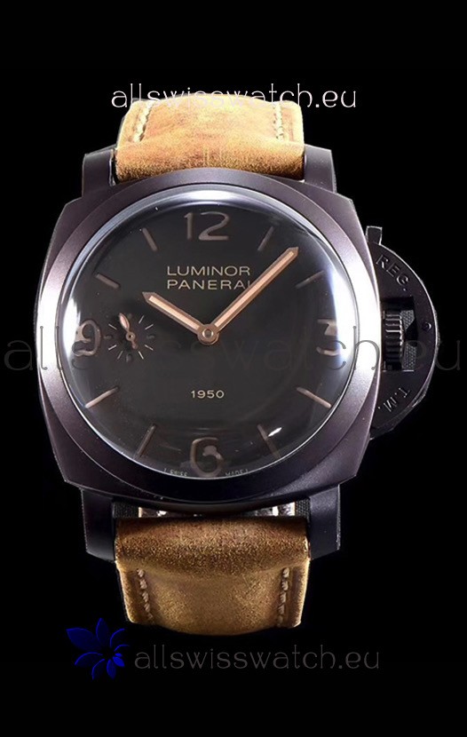 Panerai Luminor 1950 3 Days PAM00375 Composite Cased Vintage Edition Swiss Replica Watch 