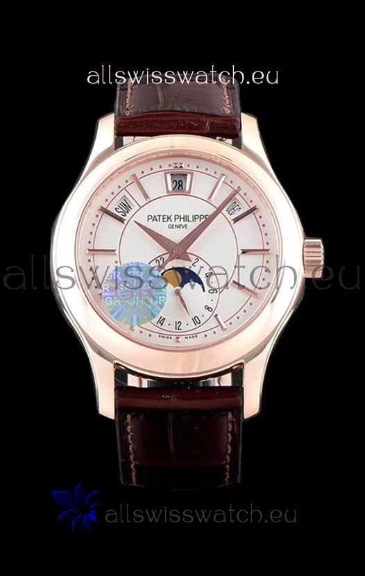 Patek Philippe 5205R-001 Complications MoonPhase 1:1 Mirror Swiss Replica Watch 