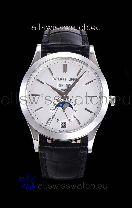 Patek Philippe Annual Calendar 5396-012 Complications Swiss Replica Watch in White Dial