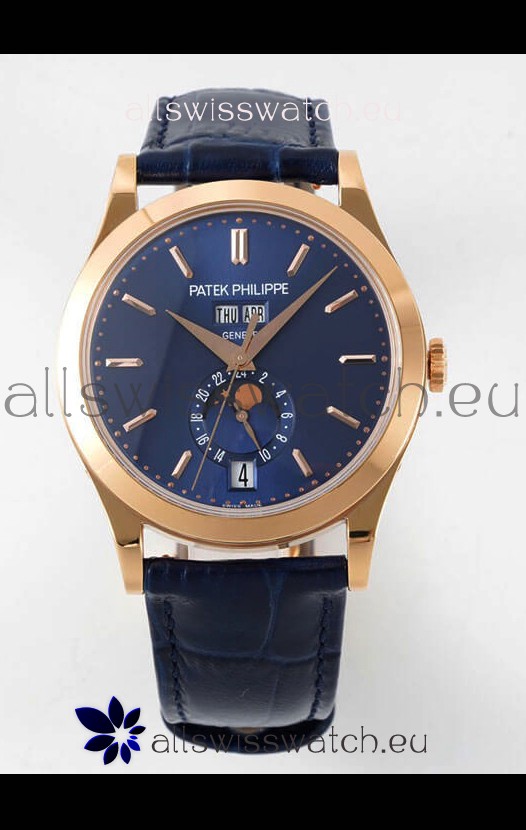 Patek Philippe Annual Calendar 5396R Complications Swiss Replica Watch in Blue Dial
