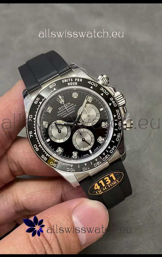 Rolex Cosmograph Daytona 126519LN Black Dial Cal.4131 Movement - 904L Steel Watch