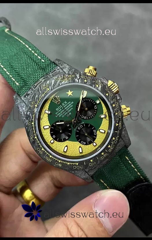 Rolex Cosmograph Daytona DiW Edition Carbon Fiber Watch - Cal.4130 Movement 