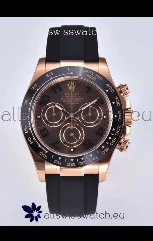 Rolex Cosmograph Daytona M116515 Rose Gold Original Cal.4130 Movement - 904L Steel Watch