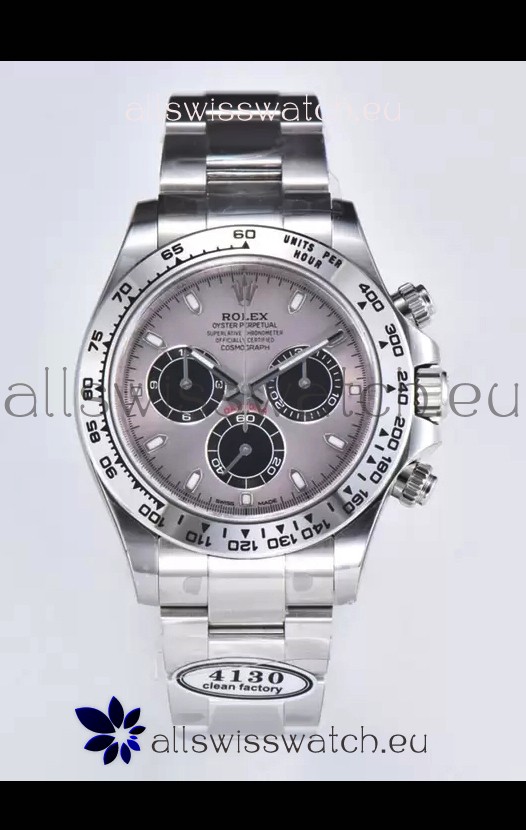 Rolex Cosmograph Daytona M116509 Original Cal.4130 Movement - 904L Steel Watch Grey Dial