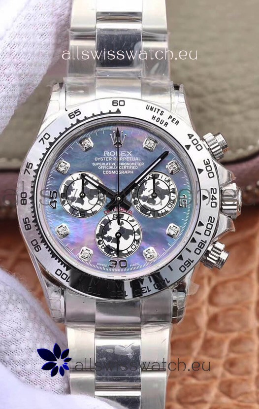 Rolex Cosmograph Daytona 116598 904L Stainless Steel 1:1 Mirror Cal.4130 Movement Watch