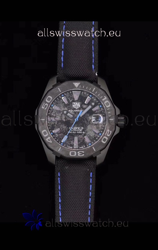 Tag Heuer Aquaracer Calibre 5 Titanium Carbon 41MM 1:1 Mirror Replica Watch 