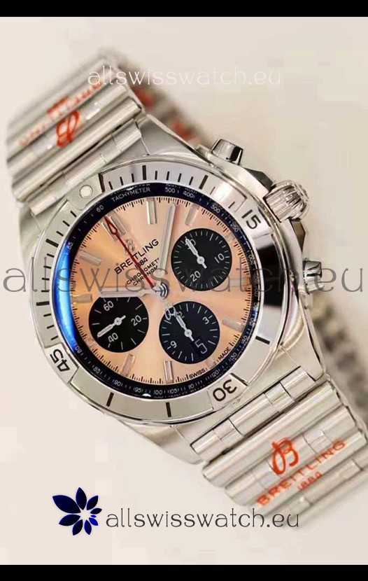 Breitling Chronomat B01 42 Edition Swiss 904L Steel Casing Copper Dial 1:1 Mirror Replica Watch