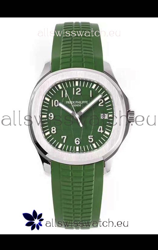 Patek Philippe Aquanaut 5168G-010 Swiss Replica Watch Green Dial - 1:1 Mirror Edition