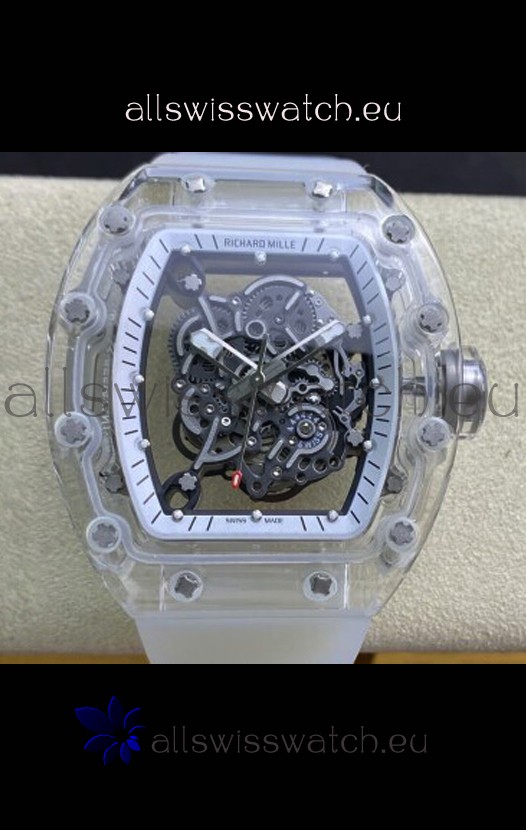 Richard Mille RM35-02 Transparent Casing Swiss Replica Watch 