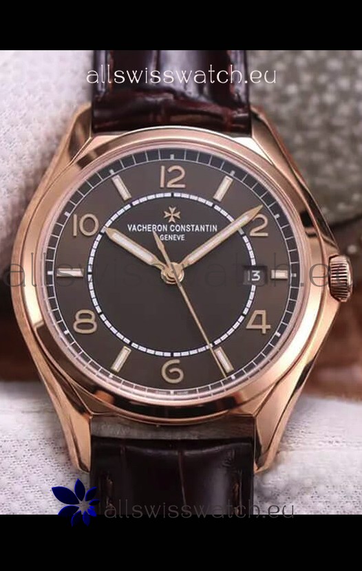 Vacheron Constantin FiftySix Rose Gold Watch in 1:1 Mirror Replica Watch