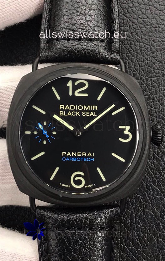 Panerai Radiomir Carbotech Edition Swiss Replica Watch in 1:1 Mirror Quality 