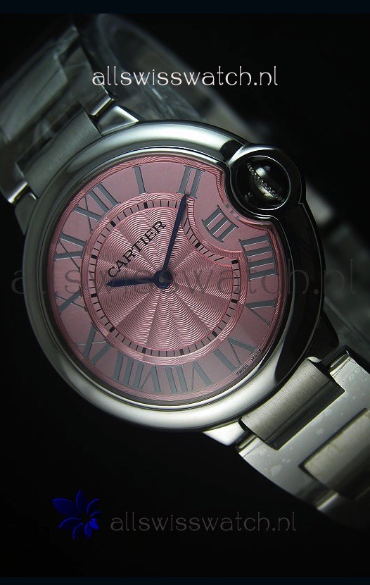 Ballon De Bleu Pink Dial Watch 36MM with Swiss Quartz Movement
