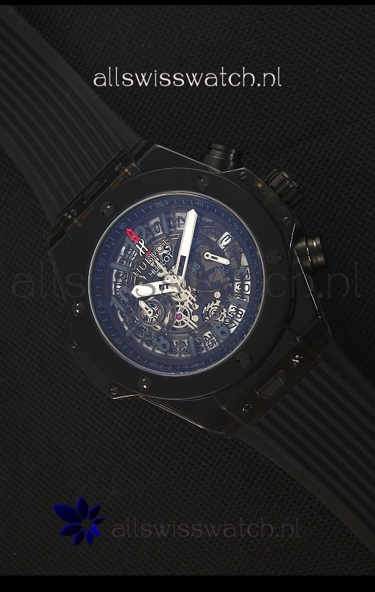 Hublot Big Bang Unico All Black Sapphire Quartz Replica Watch 45MM