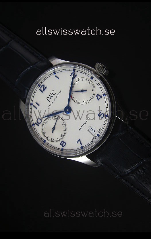 IWC IW500705 Portugieser Swiss 1:1 Mirror Replica Watch White Dial - Updated 2016 Version