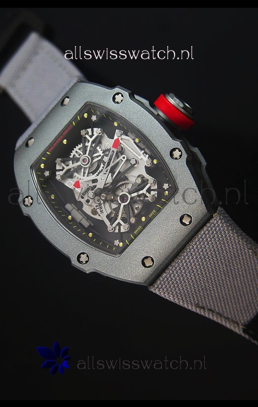 Richard Mille RM027 Tourbillon Rafael Nadal Edition Swiss Watch in Titanium Case