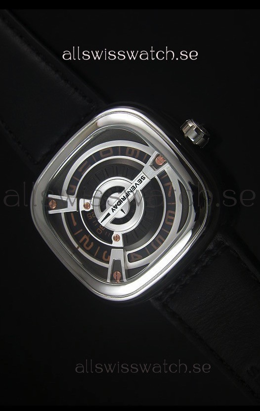 SevenFriday M2-2 Stainless Steel Watch with Miyota 8215 Movement