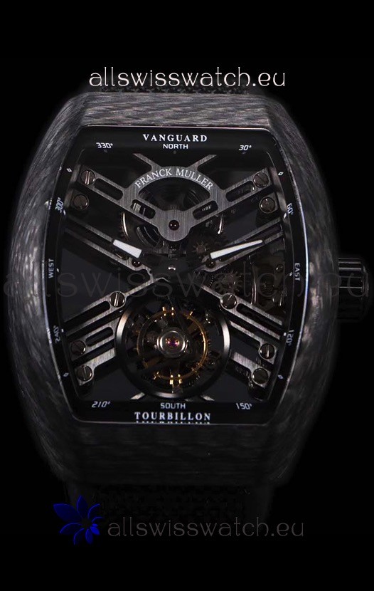 Franck Muller Vanguard Skeleton Tourbillon Swiss Replica Watch