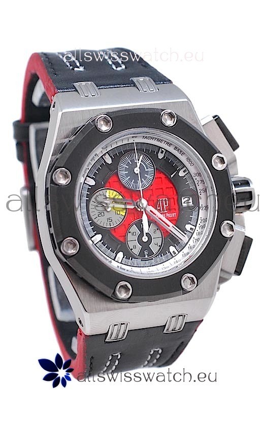 Audemars Piguet Rubens Barrichello 2011 Edition Japanese Watch in Red Dial