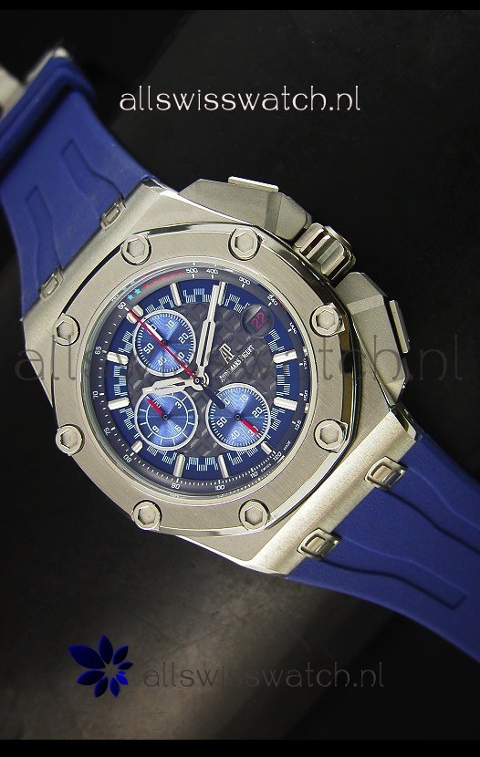 Audemars Piguet Royal Oak Offshore Michael Schumacher Quartz Movement Watch in Blue 