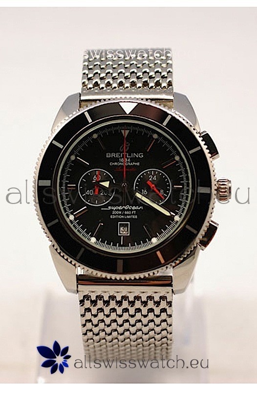 Breitling SuperOcean Heritage Swiss Replica Watch - Black Dial