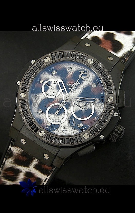 Hublot Big Bang Leopard PVD Swiss Replica Watch