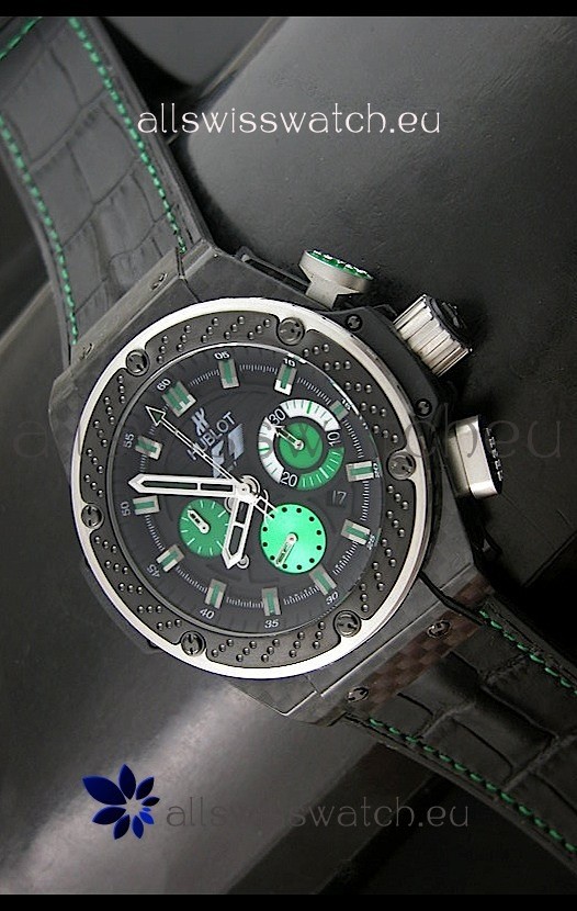 Hublot King Power F1 Interlago Limited Edition Swiss Watch in Green
