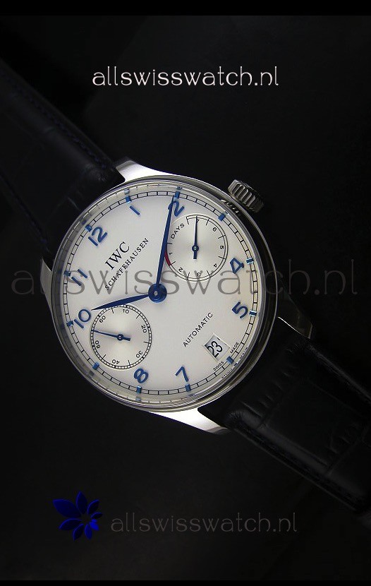 IWC Portugieser IW500705 Swiss Automatic Watch in White Dial - Updated 1:1 Mirror Replica 