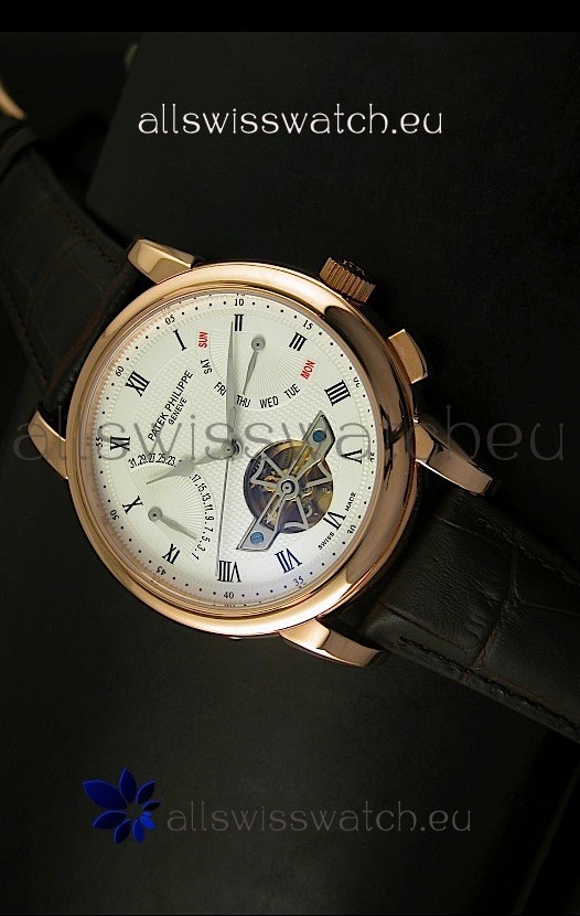 Patek Philippe Grand Complications Tourbillon Automatic Watch in Pink Gold