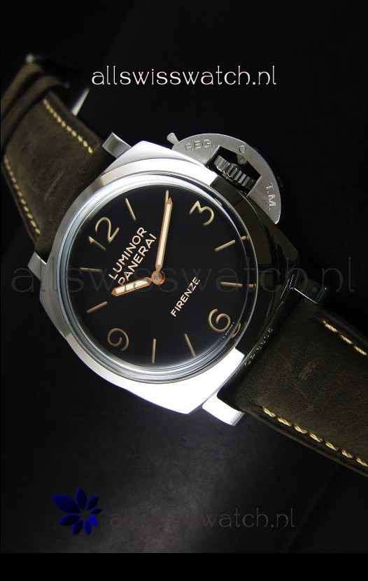 Panerai Luminor PAM00605 Firenze Swiss Watch with P.3000 Movement 