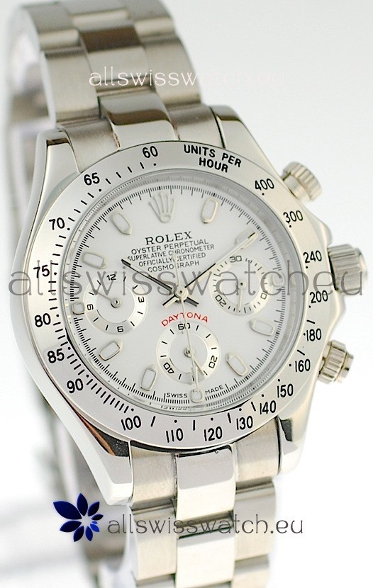 Rolex Daytona Silver Ladies Replica Watch