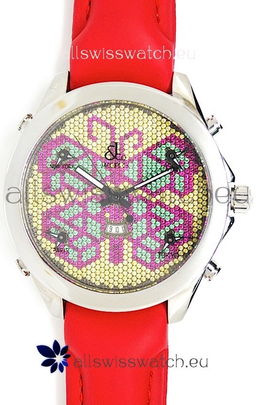 Jacob & Co. The Five Time Zone Butterfly Swiss Replica Watch