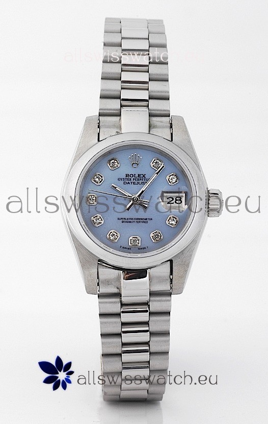 Rolex DateJust Silver-Lady's Replica Watch